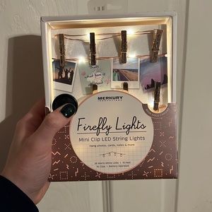 Fairy lights with clips